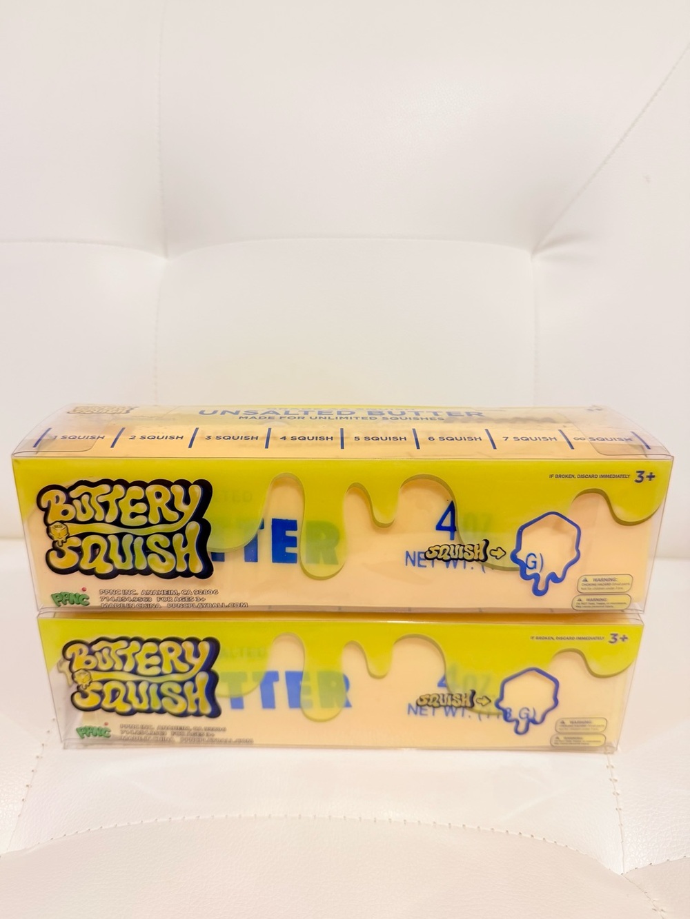 Bakery Squish Grade AA Unsalted Butter Squishy Toy 2x
